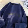 Camiseta Pesada Estilo Americano Vintage de Gamuza para Hombre Moda Otoño Marca Suelta Casual Camisa Base Ropa Superior Otoño e Invierno