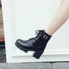 Botas Martin para Mujer, Estilo Británico, Nuevas Botas Individuales Otoño e Invierno 2026, Moda Coreana, Tacón Grueso, Suela Gruesa, Botines de Tacón Alto