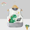 Bata Infantil para Comer, Impermeable y a Prueba de Aceite, Babero de Otoño e Invierno para Bebé para Usar por Encima, Moda y Lindo Conejo para Vestir al Revés