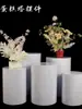 2024 Propiedades de Boda con Galvanoplastia de Hierro Cilindro Mesa de Postres Cilindro de Mesa Área de Firma de Mesa de Postres Adornos Redondos para Fiesta