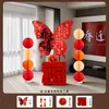 Decoraciones para inauguración de casa para sala de estar y dormitorio, adornos para crear ambiente, set de pilares de tablero KT para ceremonia de mudanza a casa nueva