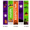 Nova decoração de tecido pendurado de Halloween transfronteiriça da Amazon para portas de garagem, tecido de fundo para o Dia dos Mortos