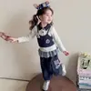 Conjunto de Niña Primavera y Otoño 2026 Nuevo Elegante Dibujos Animados Judy Pantalones Cargo Bebé Niña Primavera Deportivo Conjunto de Dos Piezas