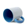 Caneca Colorida Interna com Alça de Transferência Térmica Logo Personalizado Sublimação Caneca Colorida Personalizada Foto Impressa Caneca Preta
