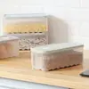 Caixa de armazenamento empilhável para geladeira estilo japonês caixa para armazenamento e organização de alimentos na cozinha caixa para armazenamento de grãos classificação caixa para conservação de alimentos frescos