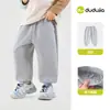 Calça Infantil Dudu Coleção Outono Calça de Moletom para Meninas Calças Jogger para Meninos Calças de Moletom de Outono Roupa para Crianças Pequenas Moda Infantil