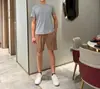 Traje Masculino de Verão com Estampa Completa de Letras B, Secagem Rápida, Seda de Gelo Refrescante, Malha Respirável, Gola Redonda, para o Dia a Dia ao Ar Livre