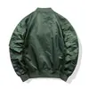 Chaqueta Transfronteriza Marca de Moda Chaqueta Aviador MA1 para Hombre Traje de Béisbol de la Fuerza Aérea Marca de Moda Talla Grande Chaqueta de Trabajo para Hombre
