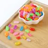 Mini Caramelo Artificial Azúcar Qq Decoración de Postre Hecho a Mano Accesorios Caramelo de Gelatina de Colores Juguetes de Dulces para Casa de Muñecas