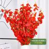 Ramo de orquídeas danzantes de imitación, estilo europeo, flores artificiales, flores secas, decoración para el hogar, sala de estar, comedor, mesa de TV, mueble.