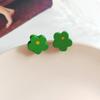 618 comentarios clientes nuevos y antiguos aretes de moda hermosos aretes de nicho estilo japonés y coreano aretes geométricos de aceite asimétricos