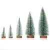 Mini Árbol de Navidad, Árbol de Mesa de Cedro Navideño con Agujas de Pino Blanco, Regalo Navideño para Escaparate, Decoraciones Navideñas