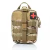 Bolsa Médica Táctica Camuflaje Multifuncional Bolsa de Accesorios Cinturón Táctico Bolsa de Accesorios Montañismo al Aire Libre Supervivencia Bolsa de Almacenamiento