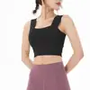 Sutiã Esportivo de Verão para Mulheres, à Prova de Impacto, Adequado para Fitness ao Ar Livre, Corrida, Yoga, com Alças Largas e Lindo Design nas Costas