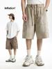 Ropa de Hombre Jie Zhan Pantalones de Trabajo Lavados Resistentes Estilo Americano, Pantalones de Trabajo Modernos con Múltiples Bolsillos, Shorts Casuales Holgados de Longitud Media para Hombre.