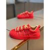TikTok Outono 2024 Novos Sapatos Masculinos da Moda All-match Shell Head Sports Casual Shoes Estilo Coreano Sapatos Forrest Gump de sola grossa