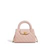 Nova Bolsa Xiangjia Pequena Xiangfeng Cadeia de Couro Vintage Bolsa Rômbica Pequena Bolsa Quadrada Bolsa de Mão Ombro Crossbody Bolsa