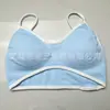 Conjunto de Roupa de Yoga Sem Costura Colorido Acessível Teveo Calças Fitness de Cintura Alta Levanta Bumbum Top Regata Camisola Ajustada