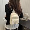 Mochila Mini Retro de Moda con Bordado para Mujer 2025 Nueva Cadena de Diamantes Bolso de Hombro Casual Multifuncional