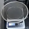 Peneira de Fritura em Aço Inoxidável Rede Filtrante de Resíduos de Óleo Bandeja Filtrante com Duas Alças Rack para Asas de Frango Frito Batatas Fritas Transfronteiriço