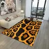 Alfombra Lavable de Cachemir Sintético Hecha a Medida por el Fabricante, Alfombra de Sala de Estar Transfronteriza con Estampado de Animales Sintéticos, Alfombra de Cobertura Total para Área Grande