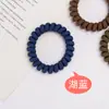 Diadema de línea telefónica Morandi para mujer, Diadema de celebridad de Internet, Cubierta simple de cuero, Goma para el pelo, Cuerda para el pelo, Tocado