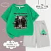Conjunto de Camiseta y Shorts Delta Force Weilong Ha Jifeng Estampado para Niños Verano Casual Ropa Infantil