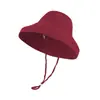 Fábrica de Chapéu de Pescador de Veludo Chapéu de Sol de Aba Larga Atacado Outono e Inverno Unissex Casual Cor Sólida Estilo Japonês Chapéu Bucket Transfronteiriço