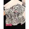 Pijama de Miss Bunny Sweet Girl Mary Cat con Estampado de Leopardo para Mujer, Conjunto de Ropa para el Hogar Cómodo y Amigable con la Piel, Otoño