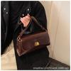Bolsa Quadrada Pequena de Luxo Acessível Estilo Novo Primavera 2025 Bolsa de Ombro Único Transversal Retro Tendência de Axila Feminina Frete Grátis
