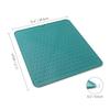 Tapete Escorredor de Silicone Tapete Isolante de Cozinha Tapete de Silicone Resistente a Altas Temperaturas Tapete Anti-Escaldante Tapete Protetor de Bancada Tapete Escorredor Grande Antiderrapante