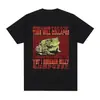 El Horror No Terminará Pero Sigo Siendo una Rana Estúpida Camiseta Retro Lavada Divertida Estilo Japonés