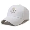 Gorra de Béisbol Bordada con Letras Nueva de Primavera y Otoño, Sombrero Versátil Unisex para Protección Solar, Gorra de Visera de Moda Casual Moderna Versátil