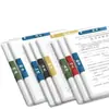 Carpeta de Papeles de Examen de Varilla de Tracción A3 Mejorada Carpeta de Documentos Transparente de Doble Clip Lateral Giratorio para Almacenamiento de Papeles de Examen