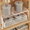 Prateleira Divisória de Guarda-Roupa, Prateleira Extensível para Armário de Quarto, Rack de Armazenamento Doméstico para Roupas e Itens Diversos