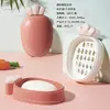 Jabonera jabonera de plástico con tapa drenaje jabonera en forma de huevo baño baño hogar productos para el hogar
