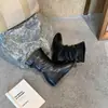 Primer Encuentro Temporada Estilo Coreano Punta Redonda Hebilla Botas de Media Caña Invierno Moda Mujer Botas Adelgazantes Elegantes 2026 Botines
