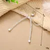 Nuevo Colgante Creativo de Cadena Colgante con Lazo de Perlas para Bolso, Funda de Teléfono, Llavero, Adorno, Exquisito Accesorio de Regalo Pequeño