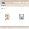 6*8mm Cristal de Rocha de Cinco Passos Diamante de Cristal K9 Retangular Ângulo Reto Acessórios Explosivos Vidro Joias para Nail Art Diamante para Nail Art Atacado