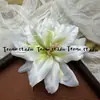 Cabezas de Flores de Lirio Artificiales Impresas en 3D para Accesorios de Cabello DIY, Decoraciones de Zapatos, Muros de Flores para Salones de Bodas y Arte Floral