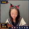Pinza para el pelo de Halloween, calabaza, fantasma, demonio, divertida, para la cabeza, para fiesta infantil, disfraz, tarjeta de malla de dibujos animados, accesorios para el cabello