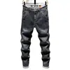 Jeans de Nuevo Estilo Otoño para Hombre, Marca de Alta Gama de Moda, Pantalones Casuales Versátiles de Corte Recto tipo Cigarrillo, Modelo Nuevo 2024 para Hombre