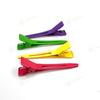 Pinza de pico de pato de 9 cm de largo, pinza para el pelo de color pintura, pinza de una sola punta de 4,5/5,5 cm, pinza sin costuras de boca puntiaguda, pinza para flequillo, accesorios para el cabello