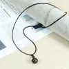 Estilo Vacacional Casual Transfronterizo Collar con Colgante de Sol de Cuentas de Arroz Cuentas de Madera Concha de Coco Joyería Retro Tribal Hip-Hop para Hombres