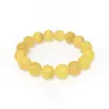 Pulseira de Ágata com Padrão de Dragão Vermelho Natural para Homens e Mulheres, Círculo Único de Contas Redondas, Padrão de Escamas de Dragão para o Ano de Nascimento, Pulseira da Sorte, Fornecimento no Atacado