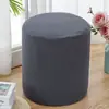 Funda elástica cilíndrica para taburete, funda para asiento, funda para sentarse en cuclillas, funda para taburete cuadrado, juego completo universal de fundas
