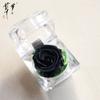 Caja de regalo de flor inmortal de acrílico con rosa de cristal, flor verdadera de confesión, Tanabata, regalo de San Valentín en Amazon.