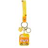 Aromaterapia Chai Dog Toast Chaveiro Desenho Animado Mochila Pingente Bonito Feminino Carro Chaveiro Pequena Jóia Atacado
