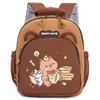 Nova Mochila Escolar Kapibala para Crianças, Mochila Infantil de Ensino Fundamental, Mochila Fofa de Jardim de Infância, Mochila de Desenho Animado de Grande Capacidade