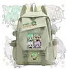 Mochila de mercancía del Dios Maligno Moran, mochila estilo anime 2D del equipo del hospital Wang Qing Han Yu para estudiantes hombres y mujeres, moderna